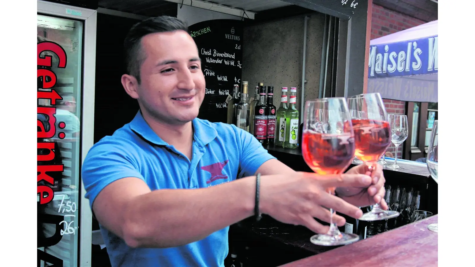 Beschwingte Stimmung beim Sommergartenfest (Foto: bb)