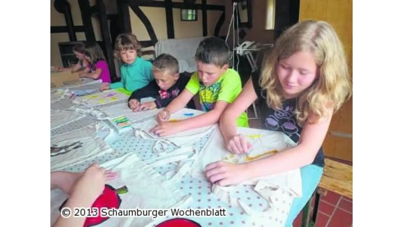 Stofftaschen und Popcorn erstellt (Foto: bt)
