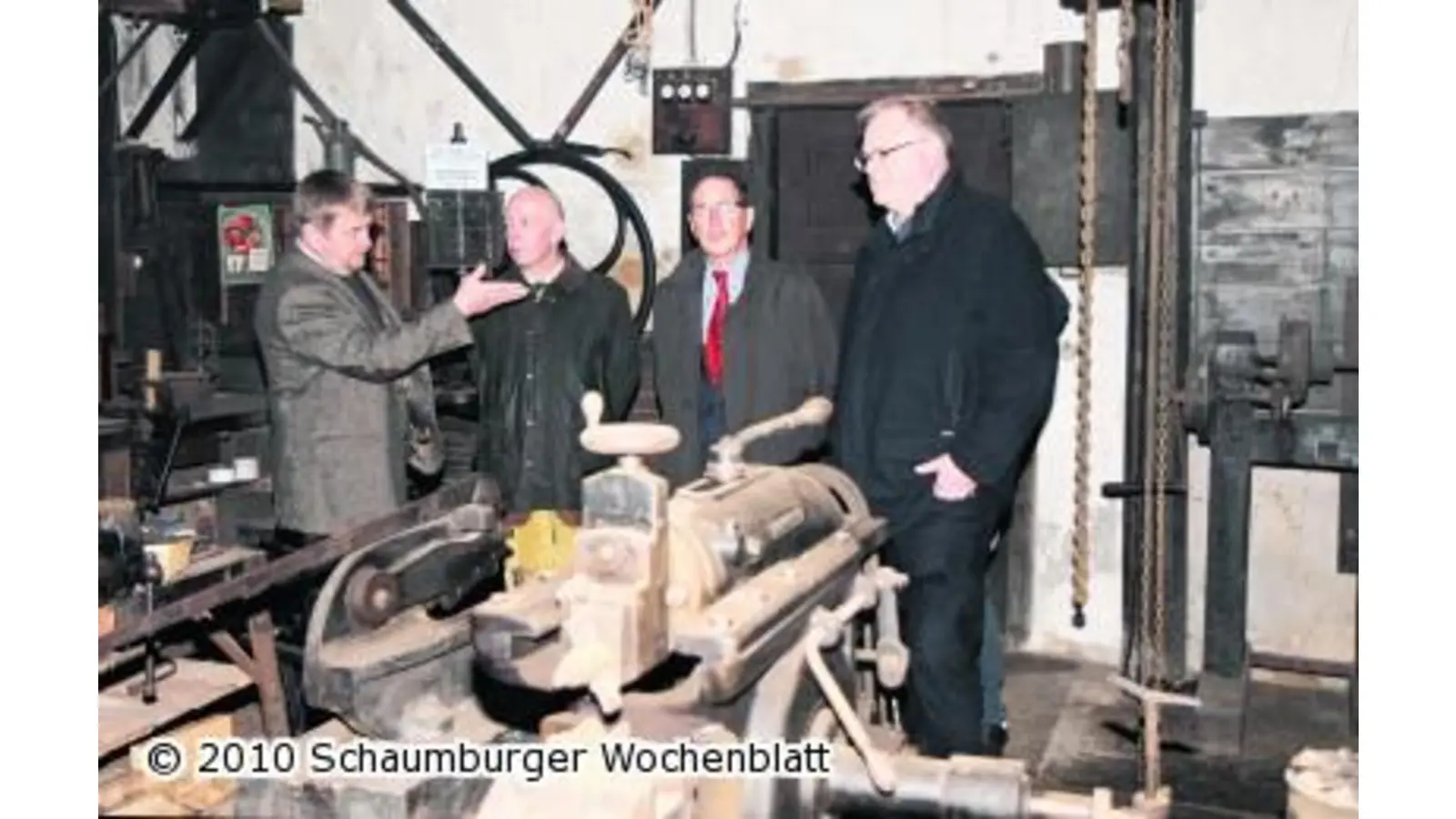 Ein Stück historischer Arbeitswelt wird jetzt wieder zum Leben erweckt (Foto: bb)