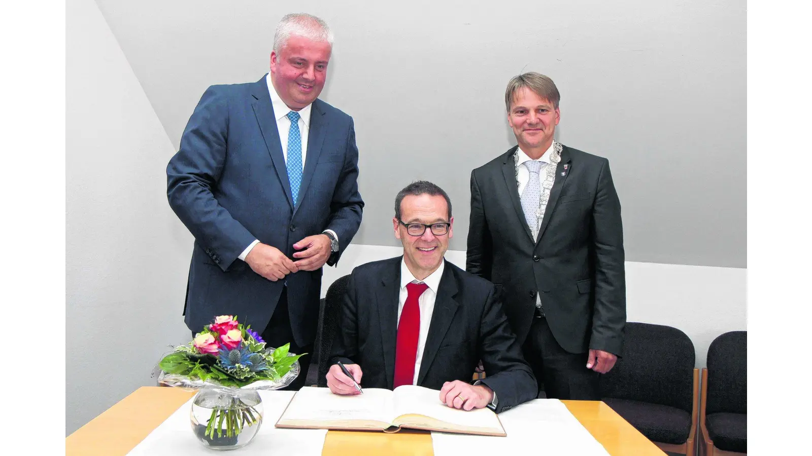 Empfang des britischen Botschafters im Rathaus (Foto: red)