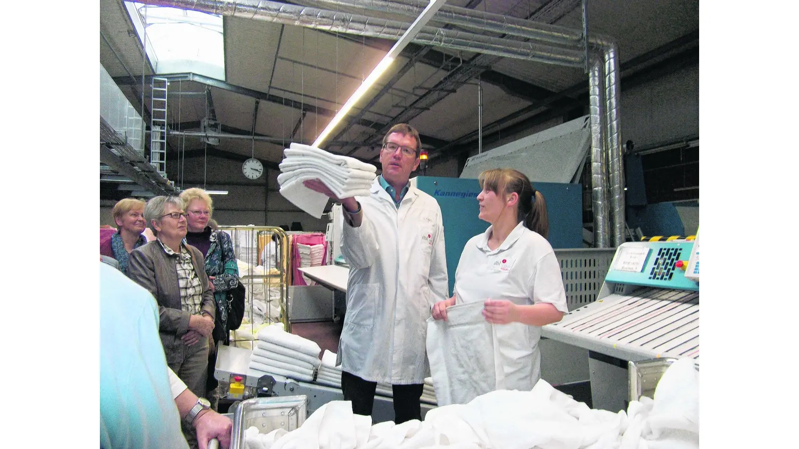 So funktioniert eine moderne Wäscherei (Foto: gr)