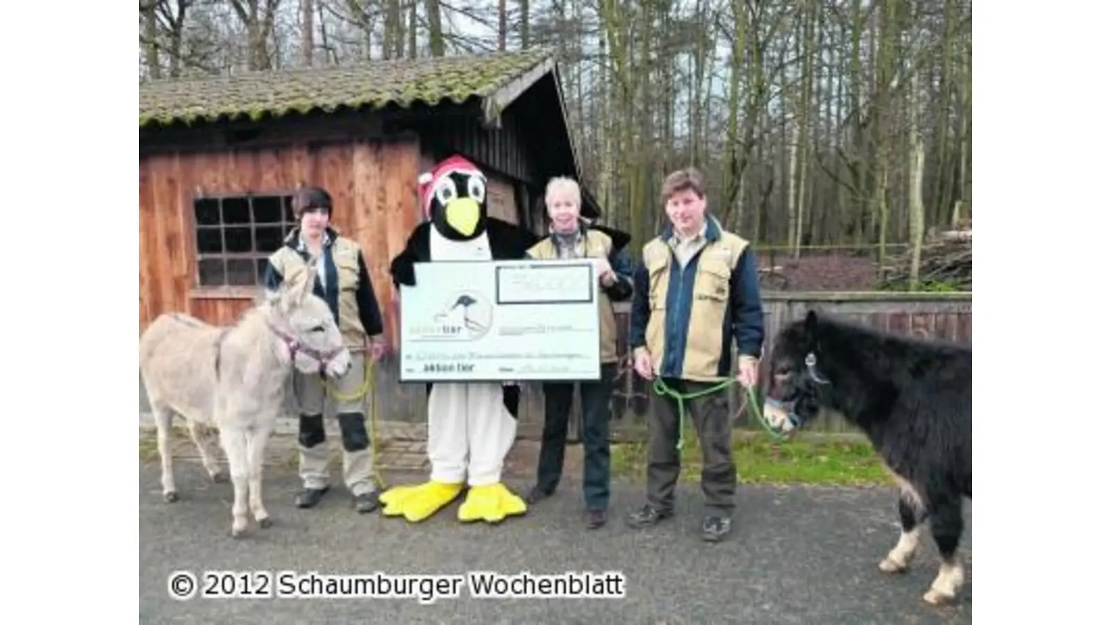 Wildtierstation erhält Spende (Foto: jo)