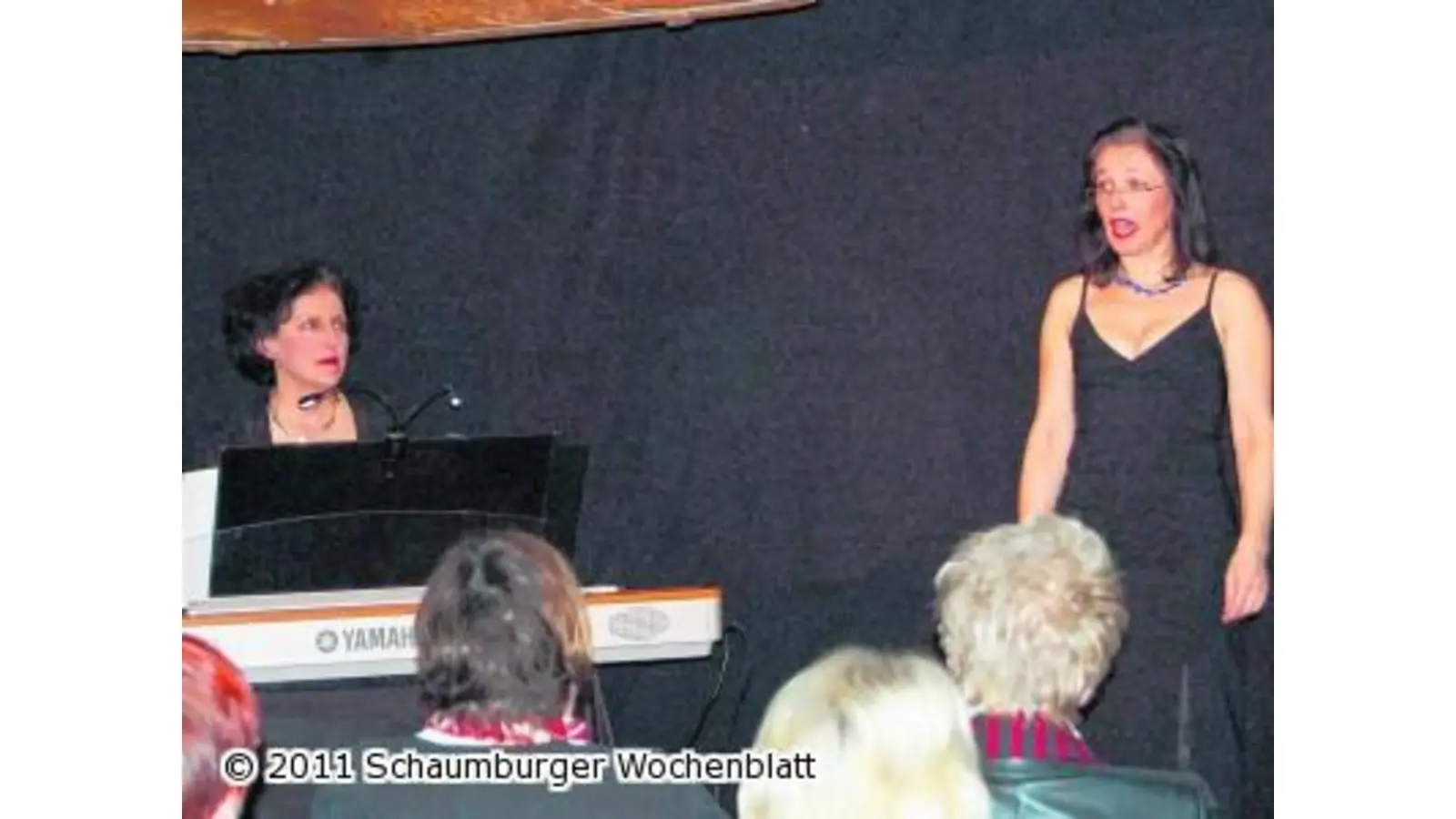 Goethe und Heinz Erhardt auf der Bühne (Foto: ste)