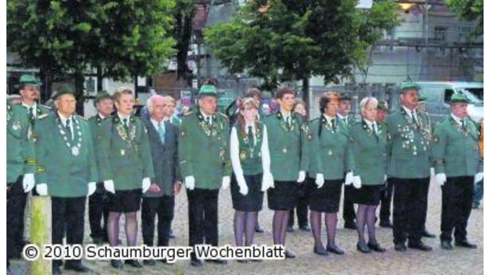 Bürgerschützen sagen herzlich Dankeschön (Foto: km)
