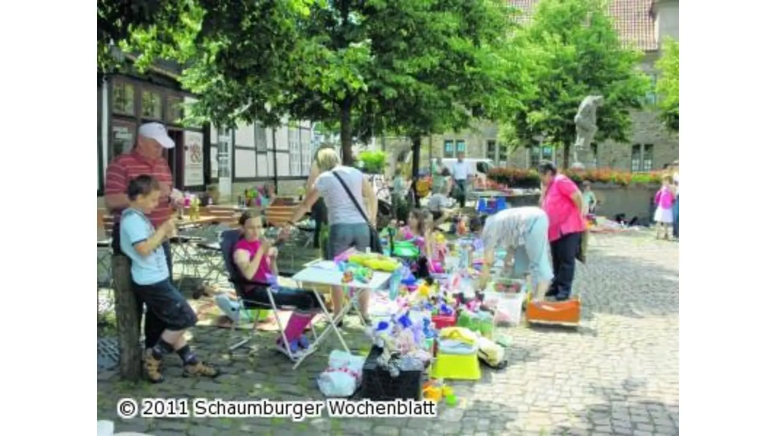 Sommerferienspaß eröffnet mit Flohmarkt (Foto: ste)