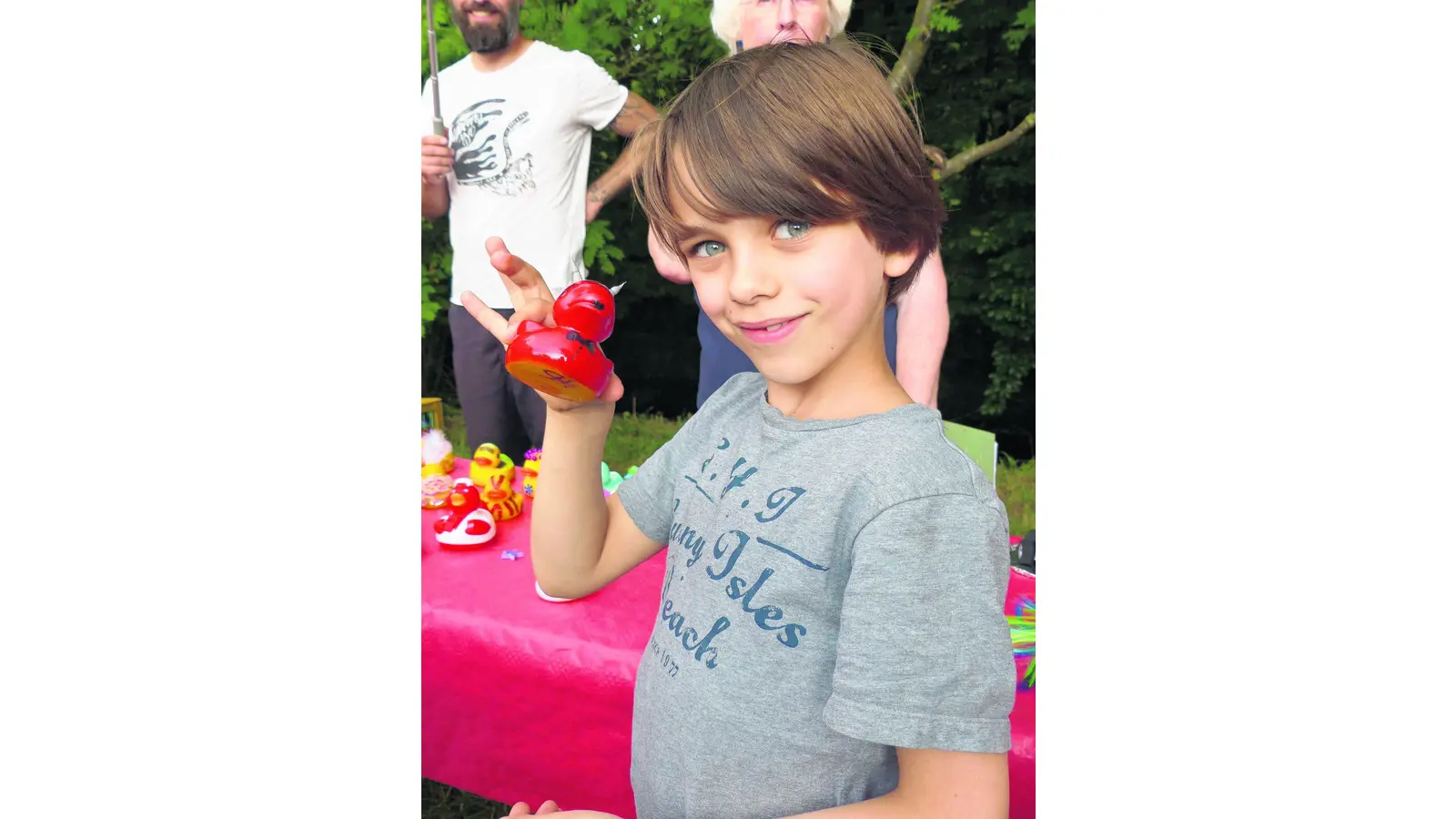 Manuelas Ente hat stets den Schnabel vorn (Foto: red)