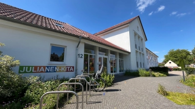 Es gibt Probleme mit dem Brandschutz bei der umgebauten Berufsschule, jetzt Julianen-Kita in Bückeburg. (Foto: nd)