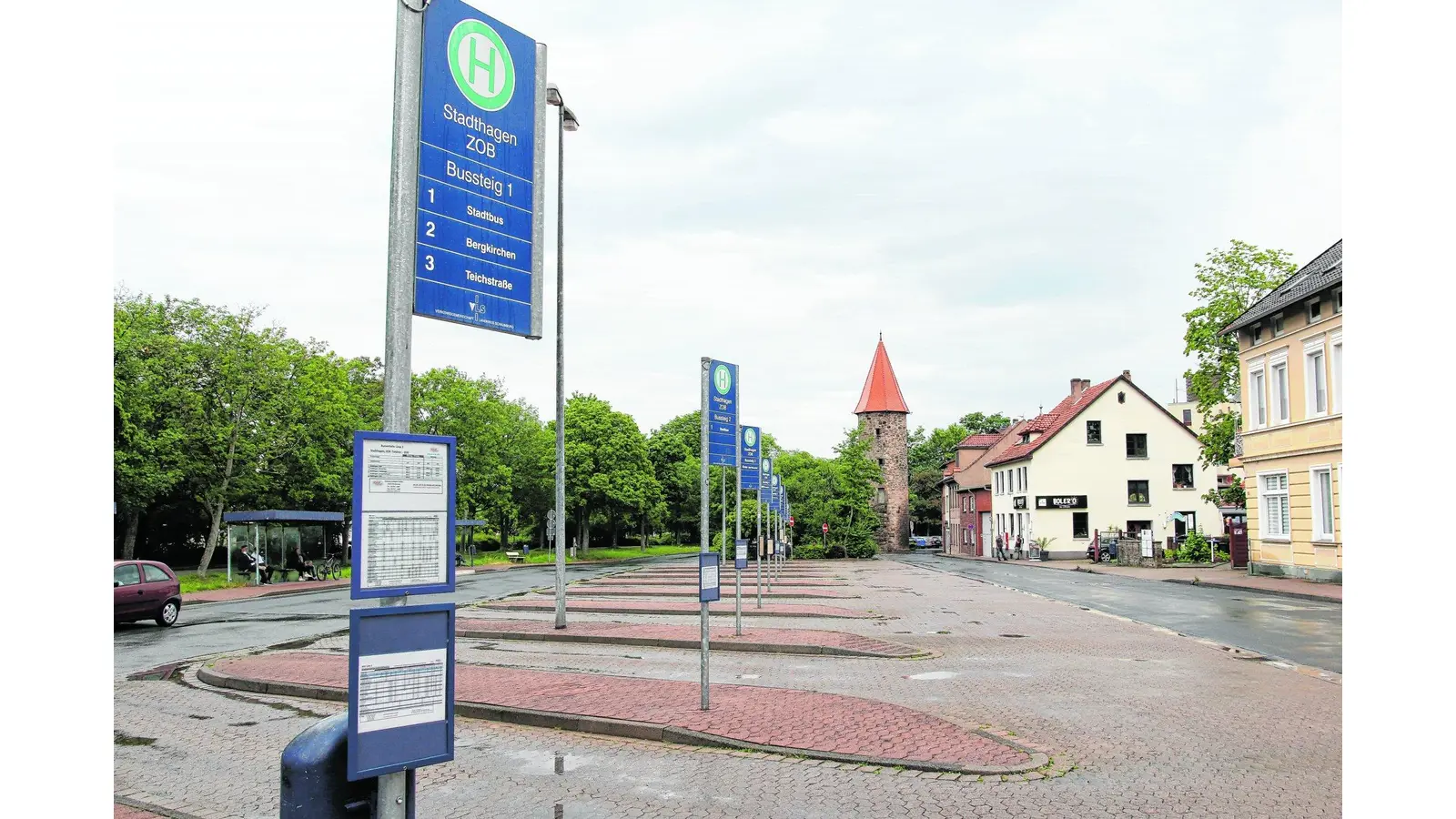 Der ZOB soll barrierefrei werden (Foto: bb)