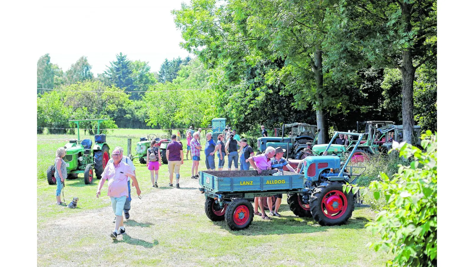 Die Treckerclubs fahren Großes und Altes auf (Foto: jl)