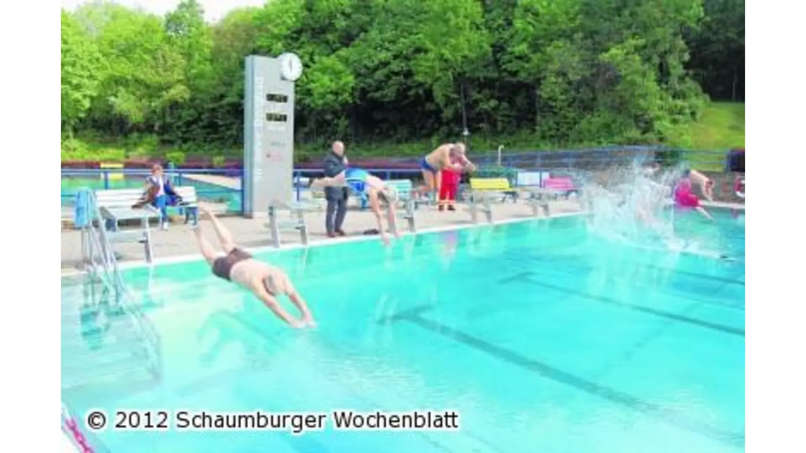 Mit einem Fehlstart die Bergbadsaison eröffnet (Foto: red)