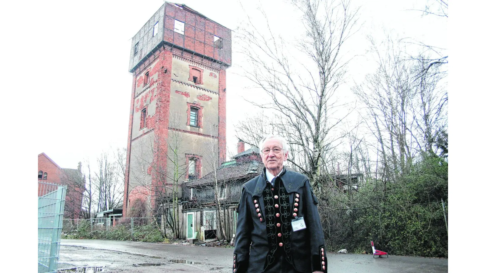 Noch steht der Wasserturm (Foto: bb)