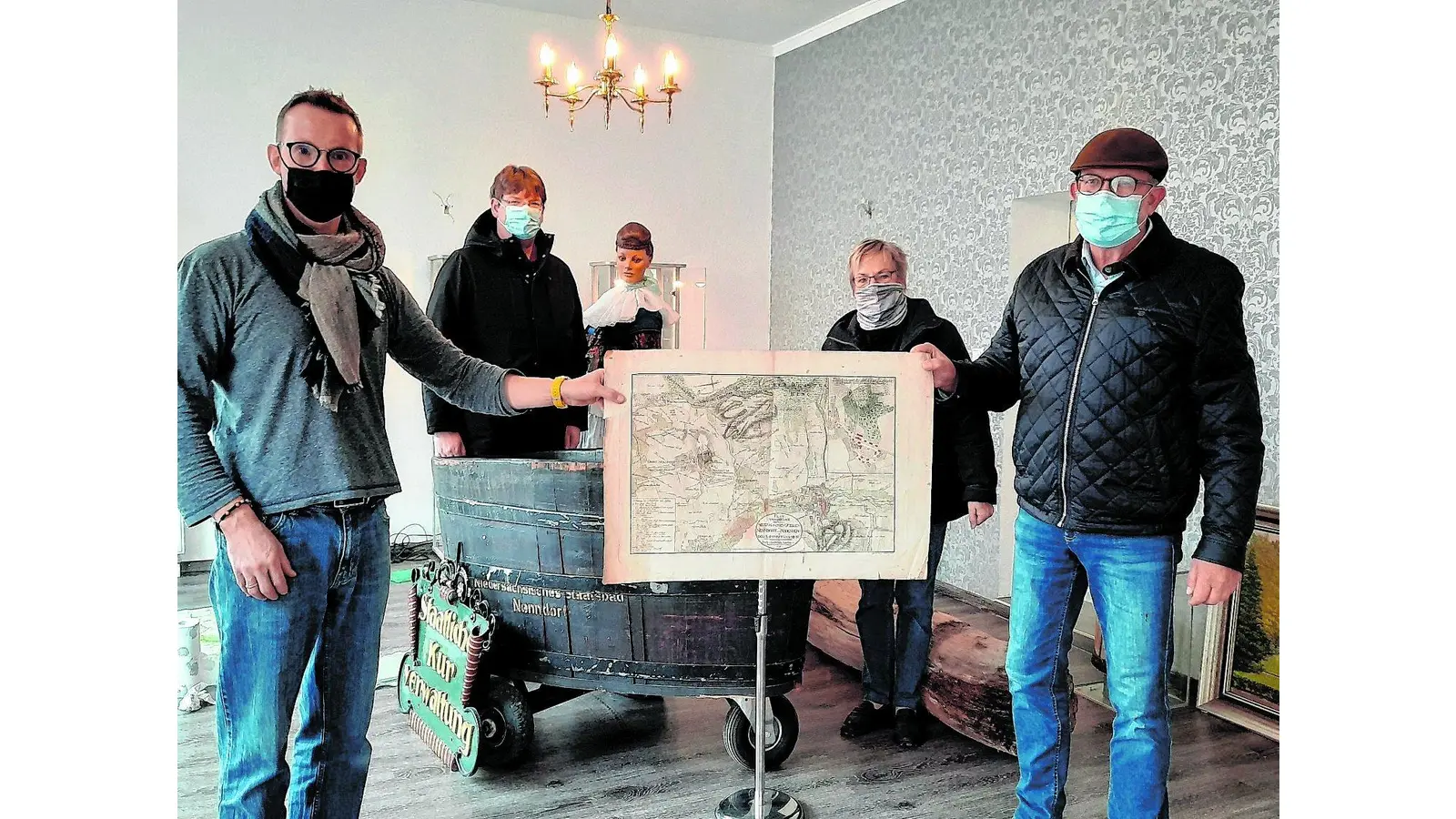 Noch ein Exponat für das künftige Museum (Foto: al)