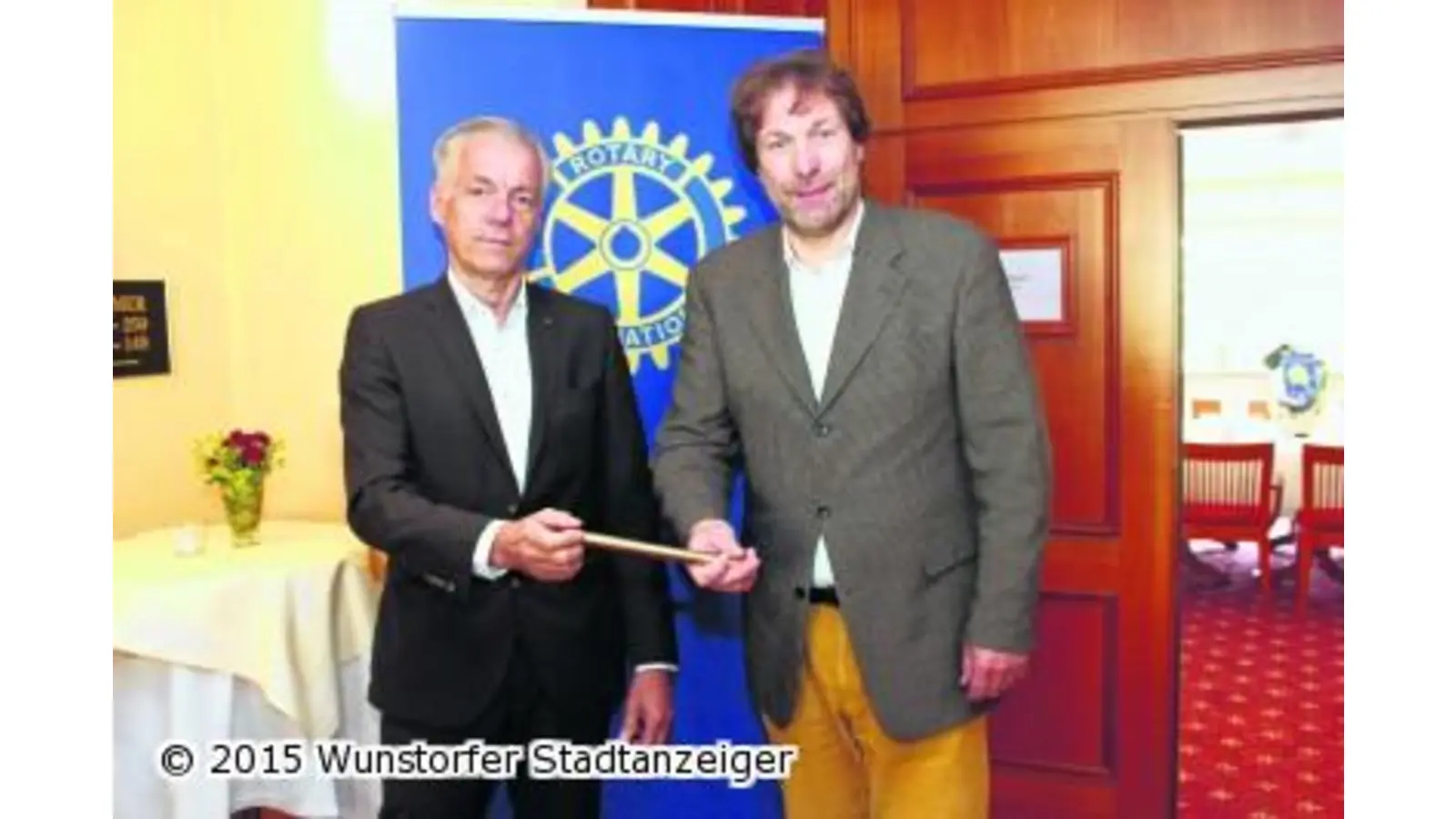 Übergabe des Führungsstabs (Foto: tau)