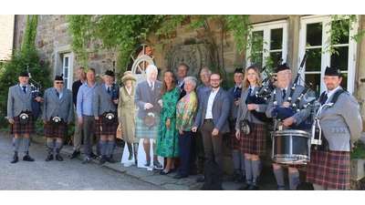 The „Essern Highlanders Pipe Band”, das Blasorchester Krainhagen und der Chor „Rhythm and Joy” werden musikalische Höhepunkte während des „British Weekend” setzen.  (Foto: bb)