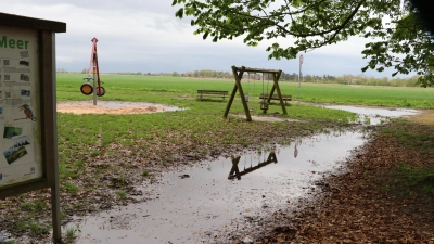 Nicht nutzbar ist der Spielplatz an der Waldgaststätte Altens Ruh. (Foto: gi)