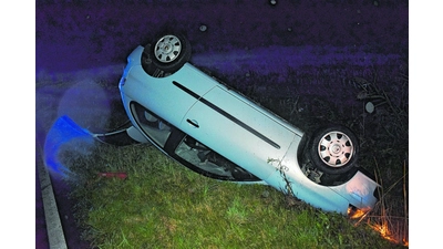 Unfallfahrzeug (Foto: tr)
