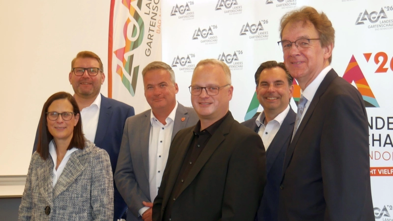 Die Unterzeichner des Sponsoringvertrags. (Foto: gk)