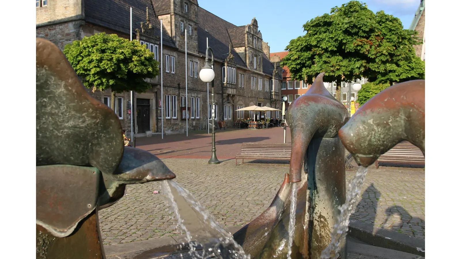 Der Marktplatz bildet seit Jahrhunderten das Zentrum Stadthagens.  (Foto: bb)