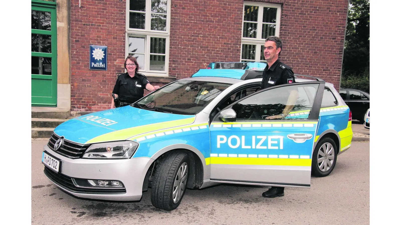 Neues gebrauchtes Polizeifahrzeug (Foto: gi)