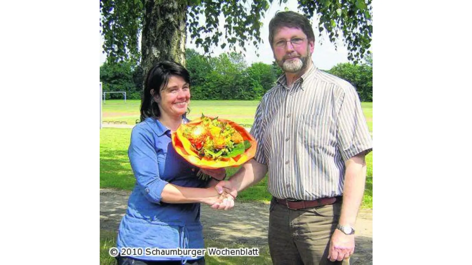 Schüler verabschieden Bildungsbegleiterin (Foto: mk)