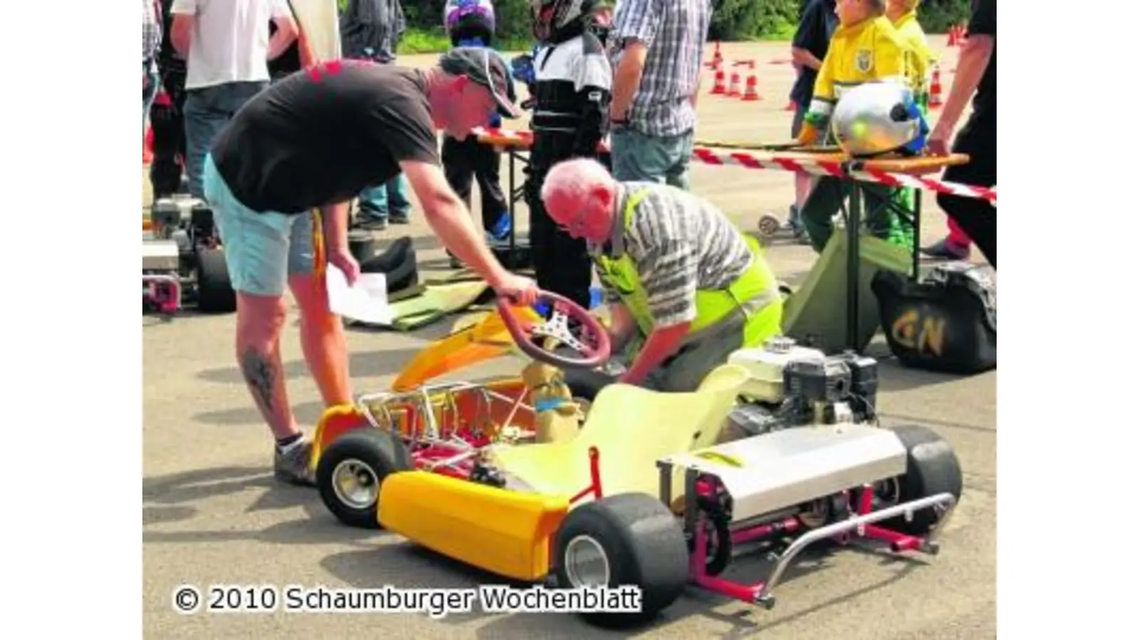 Pylonen geschickt umfahren und gewinnen (Foto: jl)