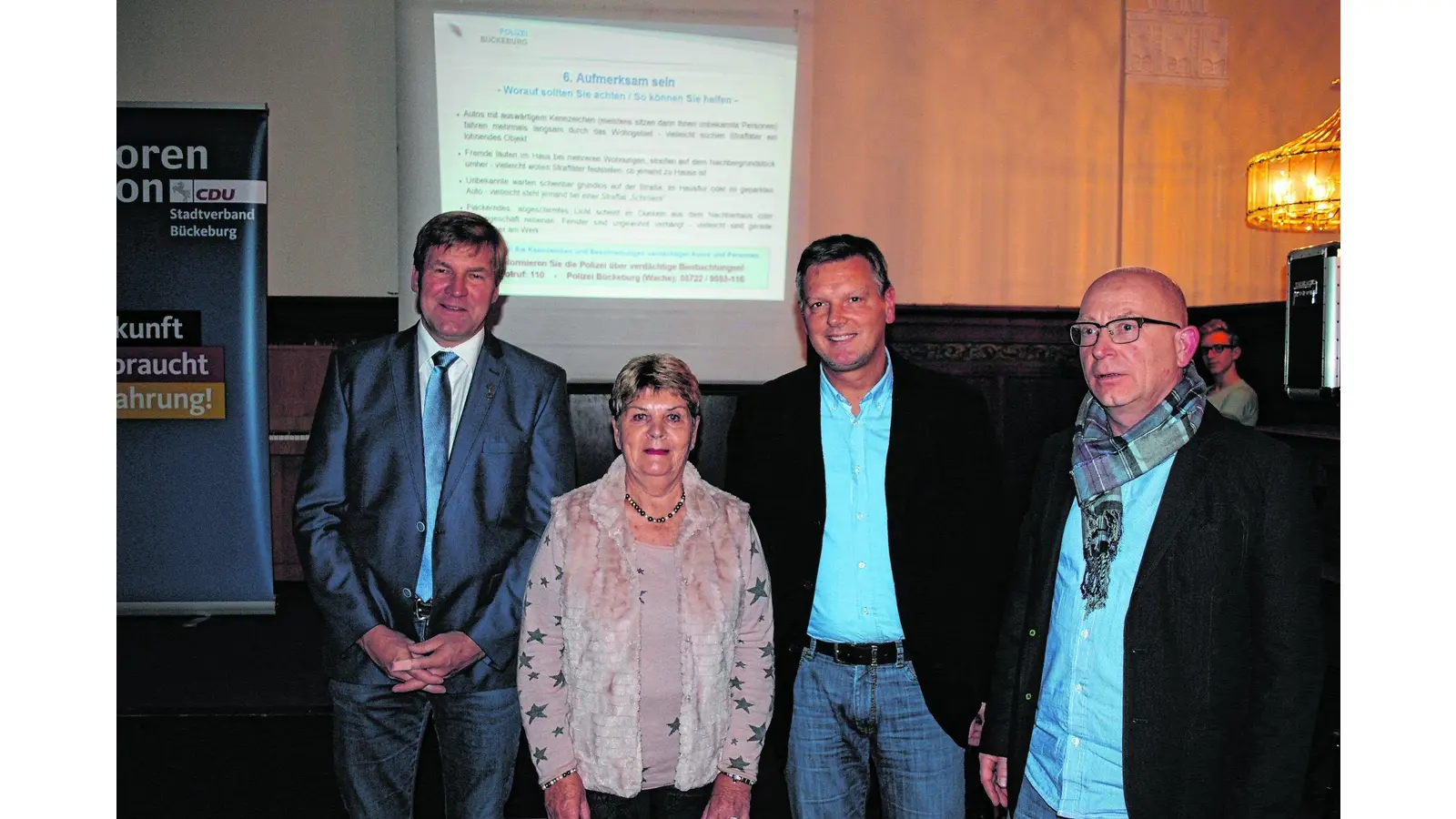 Die Einbruchszahlen im Raum Bückeburg sinken weiter (Foto: jh)