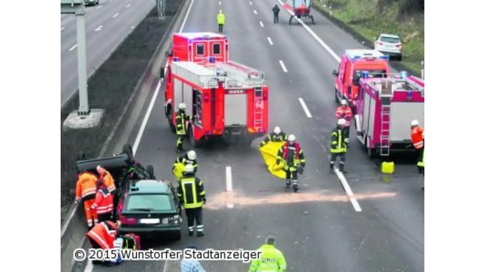 Fahrzeuge kollidieren (Foto: mh)