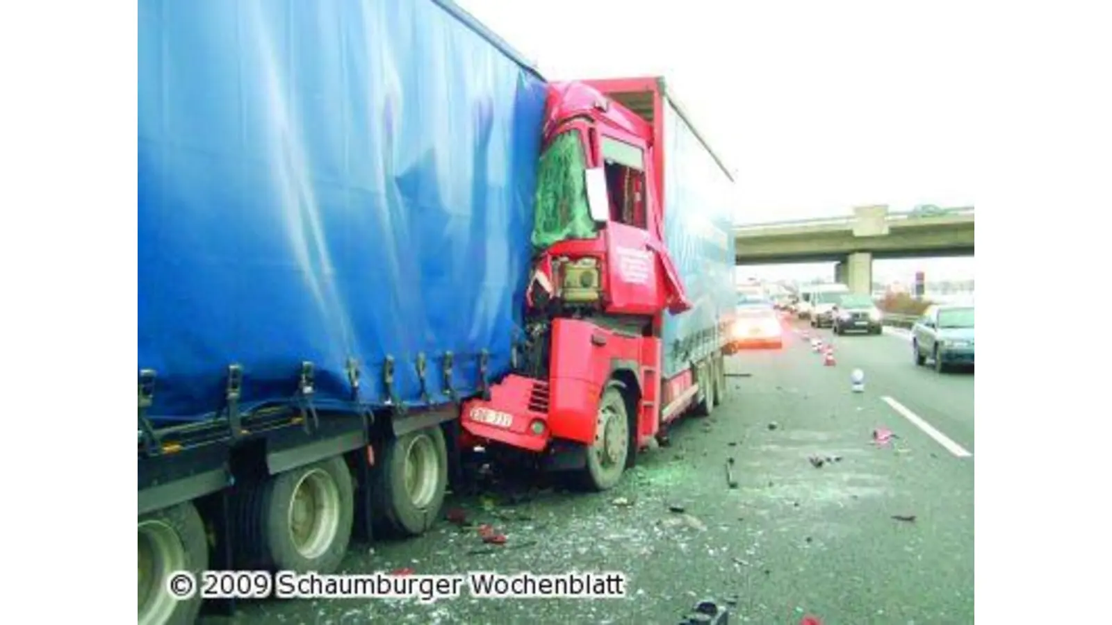 Ungebremst ins Stauende (Foto: al)