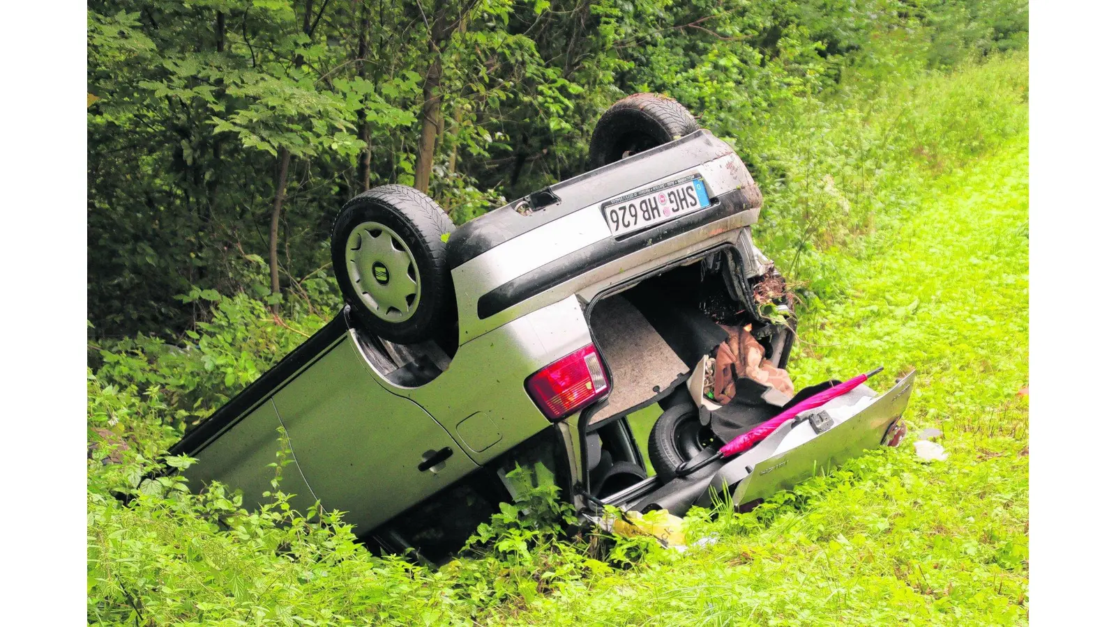 Frau gerät ins Schleudern (Foto: gi)
