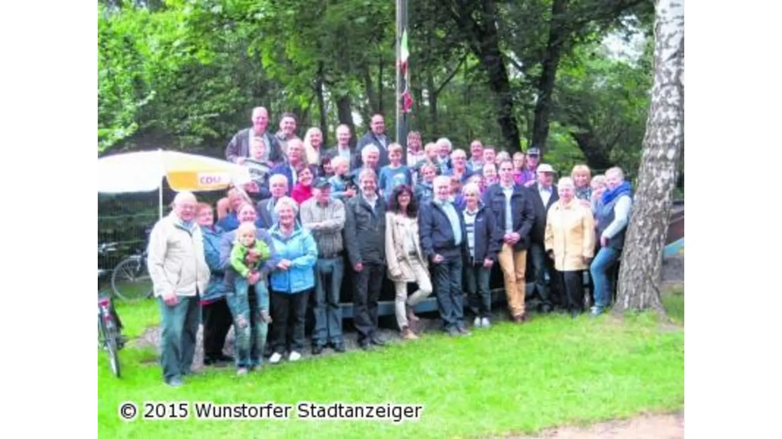 Hagenburger CDU fährt mit dem Rad (Foto: gi)