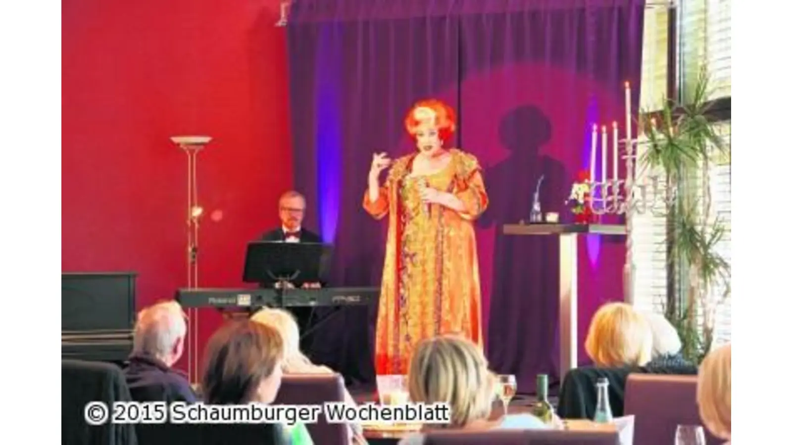 Energiebündel mit Charme erinnert an Zarah Leander (Foto: red)