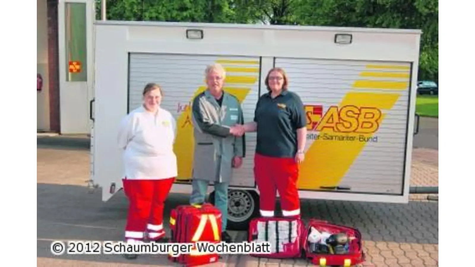 Neue Notfallrucksäcke für die Helfer des ASB (Foto: em)