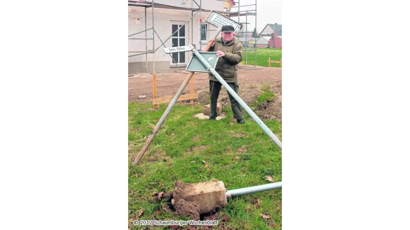 In Lauenhagen wüten Vandalen (Foto: wtz)