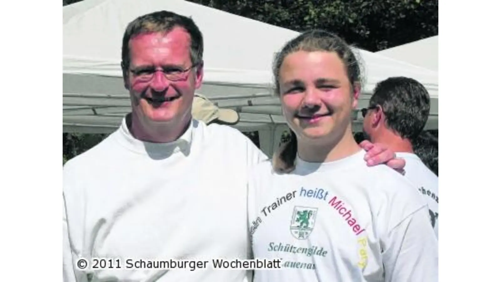 Eine Überraschung für das Bogentalent (Foto: al)