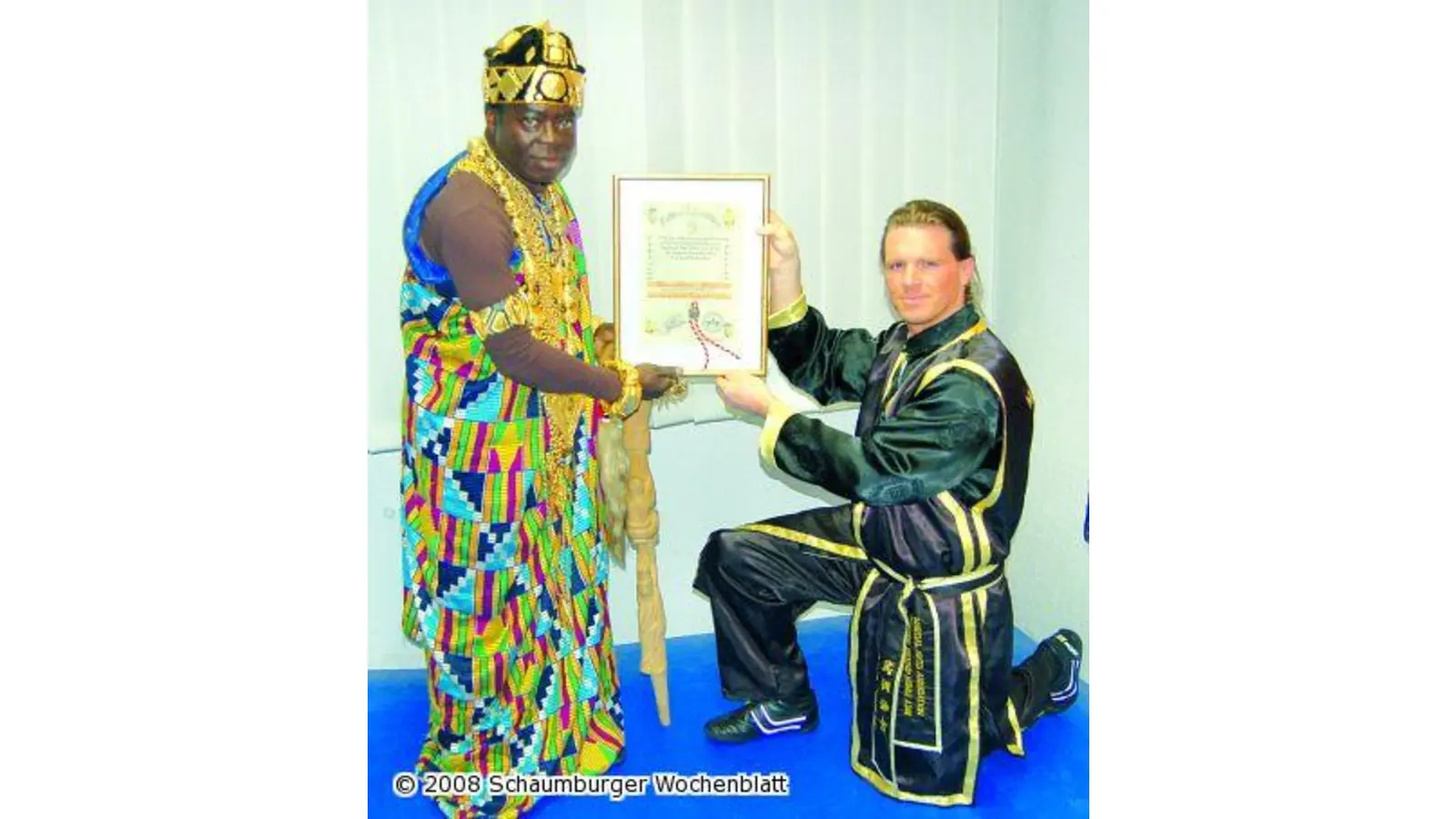 Königlicher Besuch im Kampf-Kunst-Center (Foto: red)