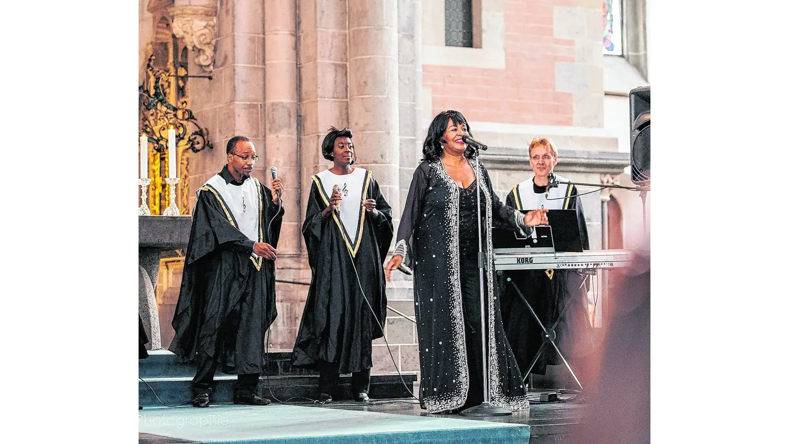 Gospel verbindet Schwarz und Weiß (Foto: jb)
