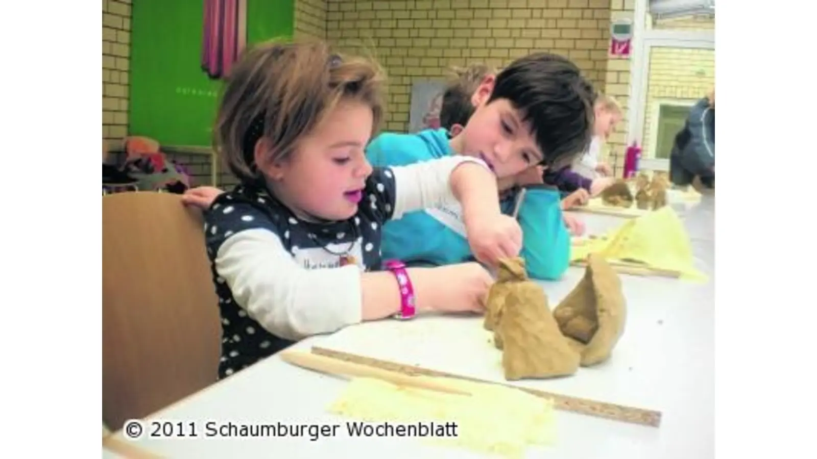 Kinder setzen sich mit Kunst auseinander (Foto: hb)