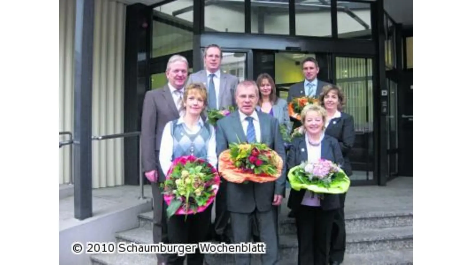 Vorstand feiert Dienstjubiläum (Foto: ck)