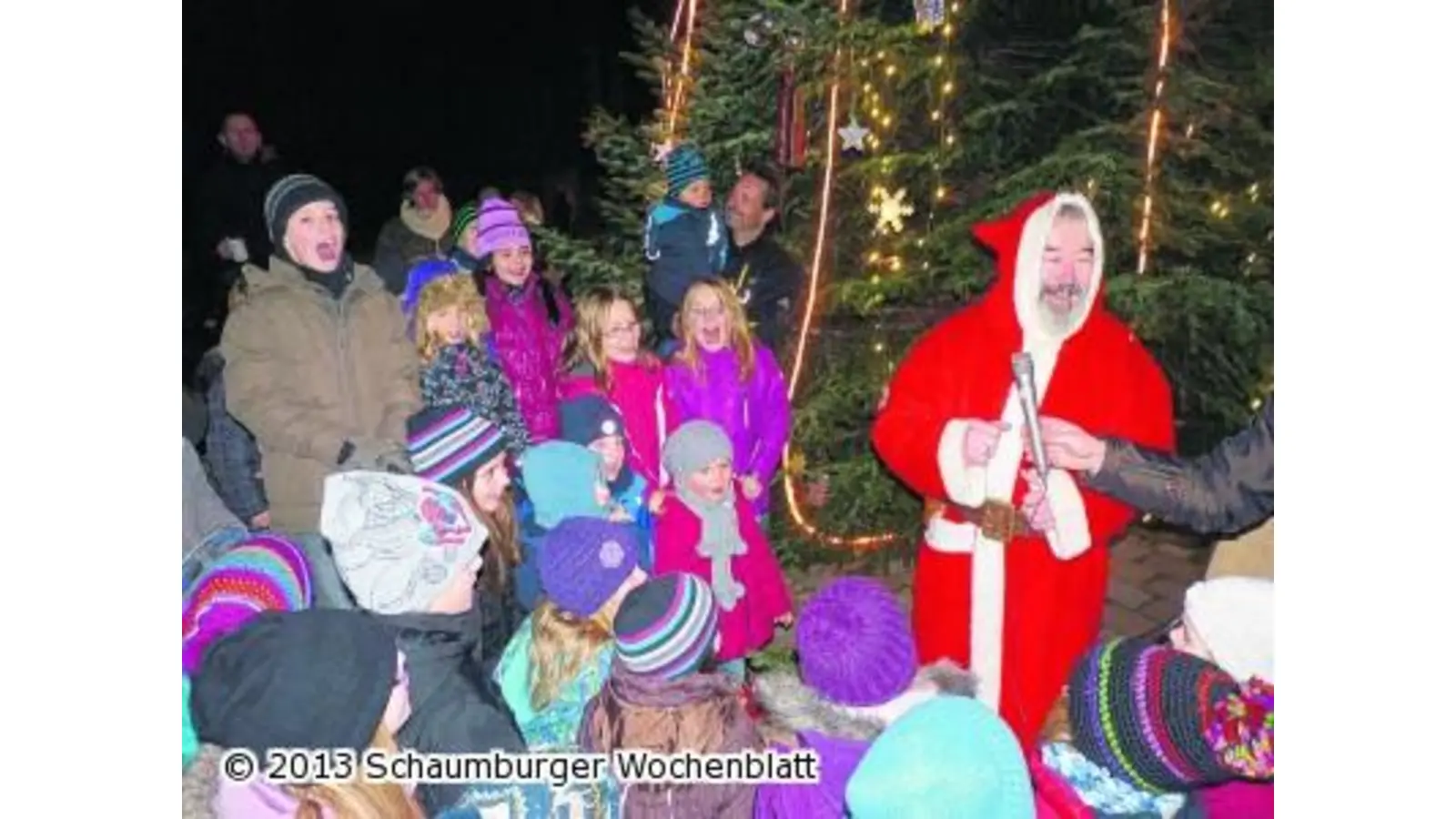 Besuch vom Weihnachtsmann (Foto: km)