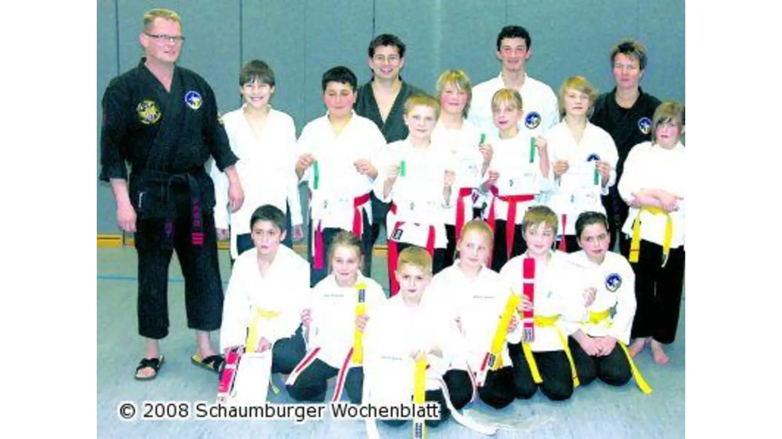 Gürtelprüfung der Kinder beim Budo SV (Foto: ste)