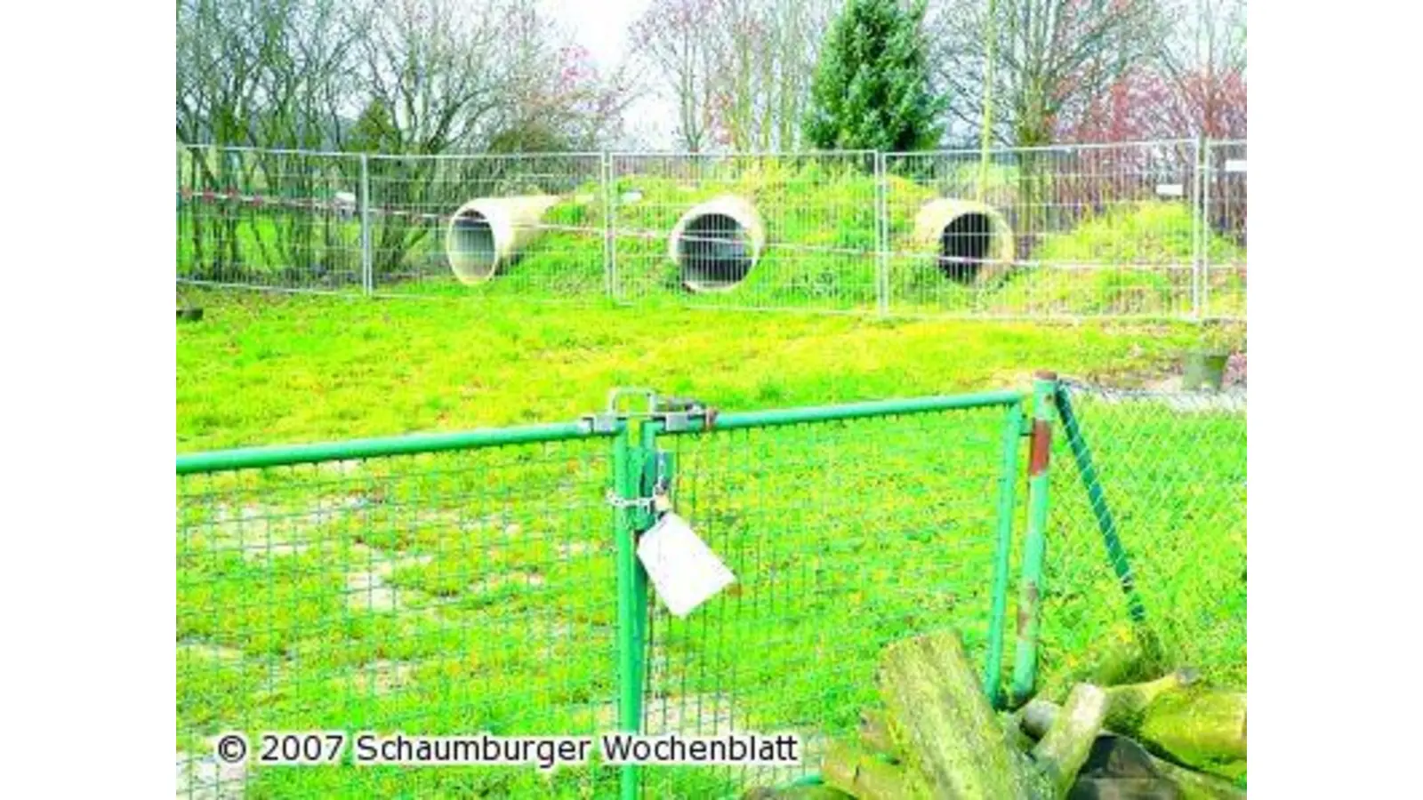 Zu den Röhren kommt ein Holzboot (Foto: al)