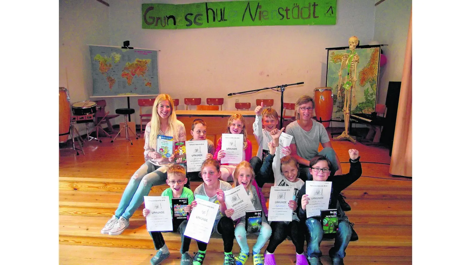 Grundschüler lesen gekonnt vor (Foto: gr)
