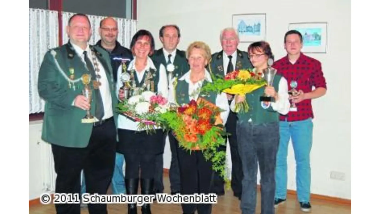 Dicke Ketten für Anja Fette und Joachim Alder (Foto: red)
