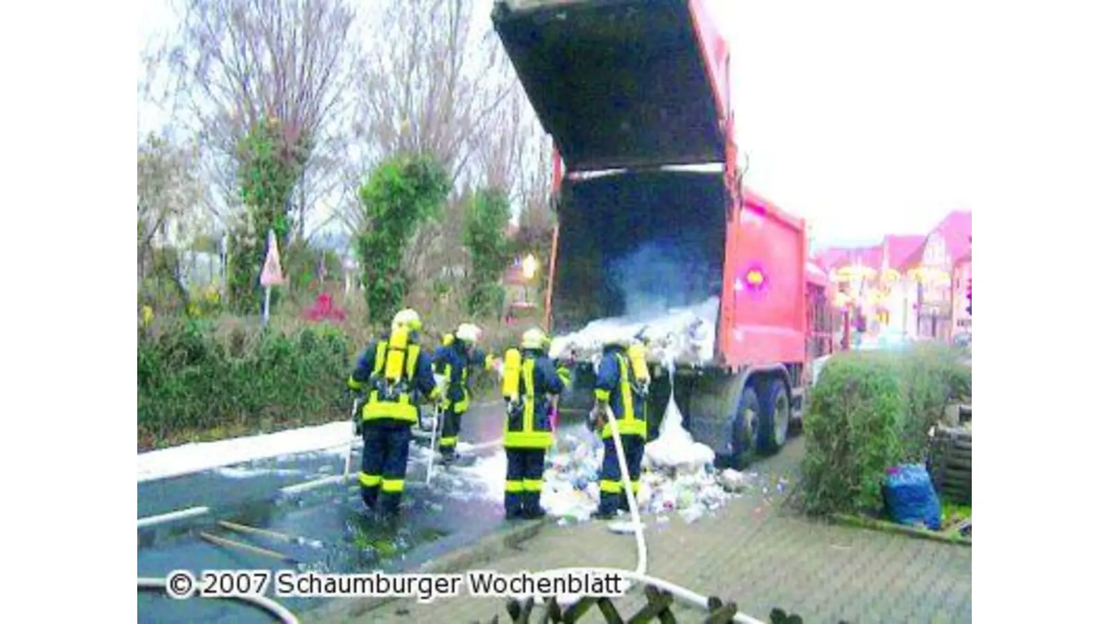Brand im Müllauto (Foto: ih)