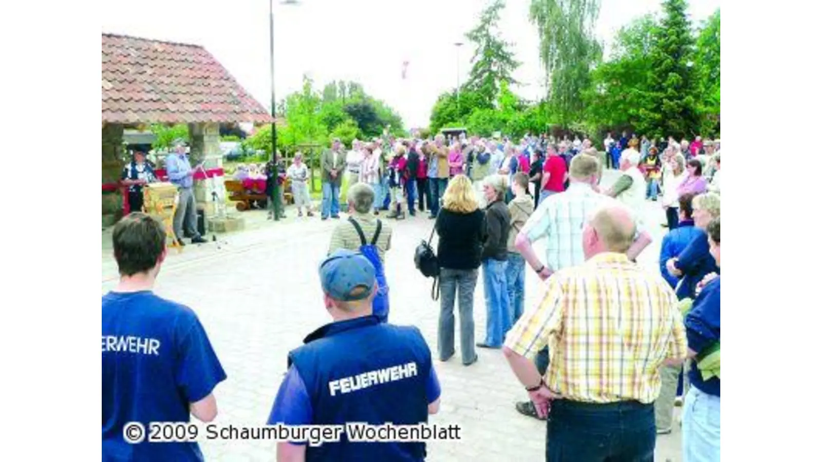 Ein Wetterschutz aus historischem Material (Foto: al)