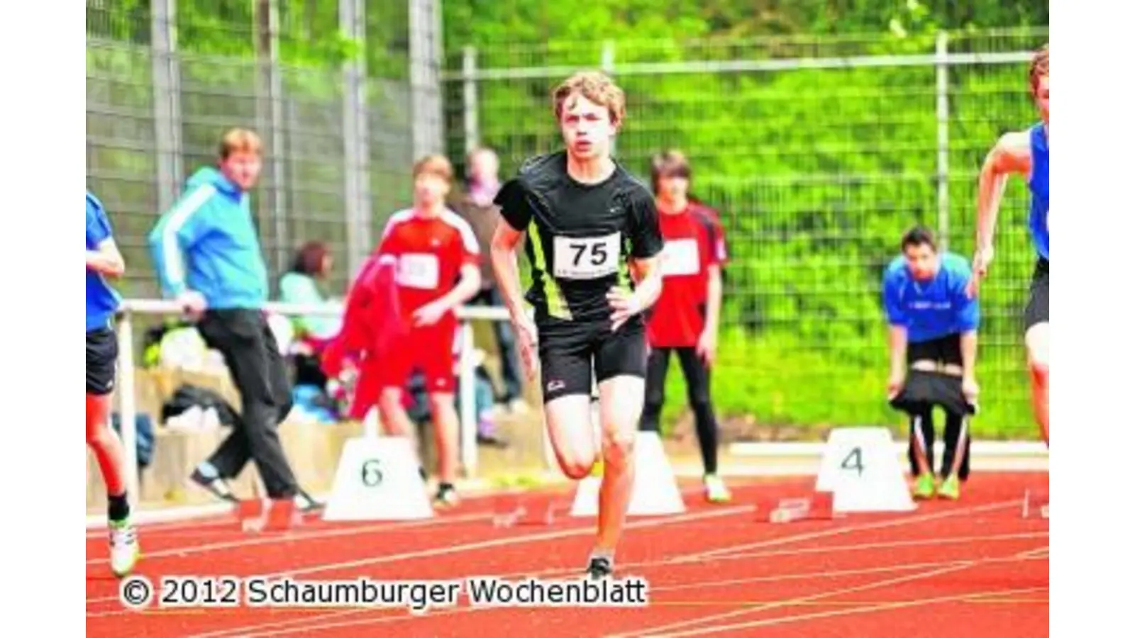Jan-Henrik Grontzki siegt über 100-Meter (Foto: pp)
