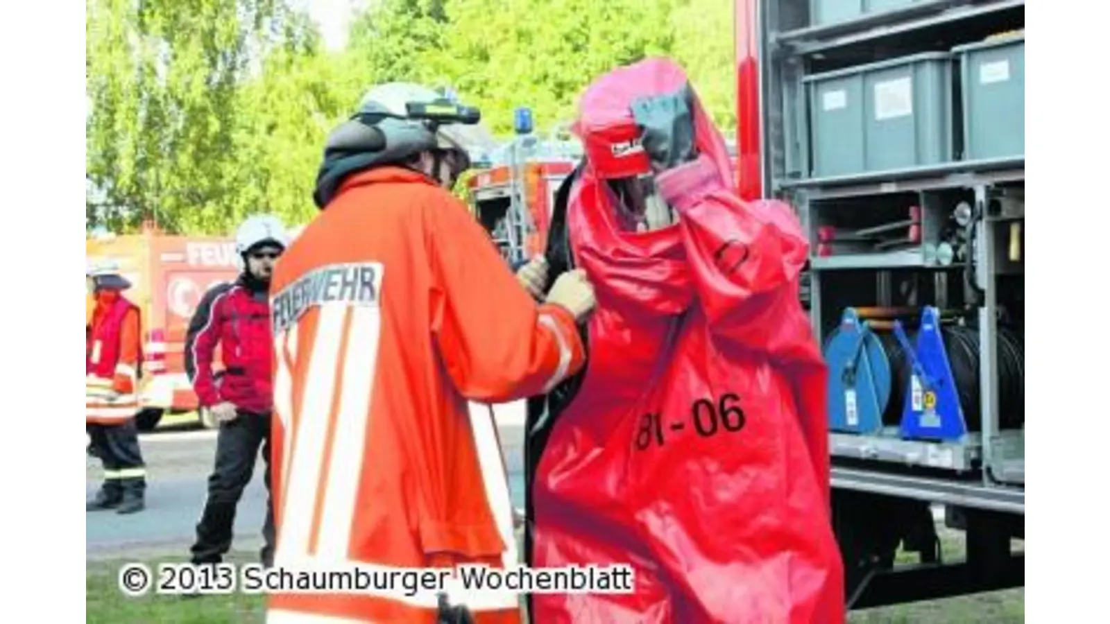 Gefahrgutzug auf 3-Tages-Übung (Foto: em)