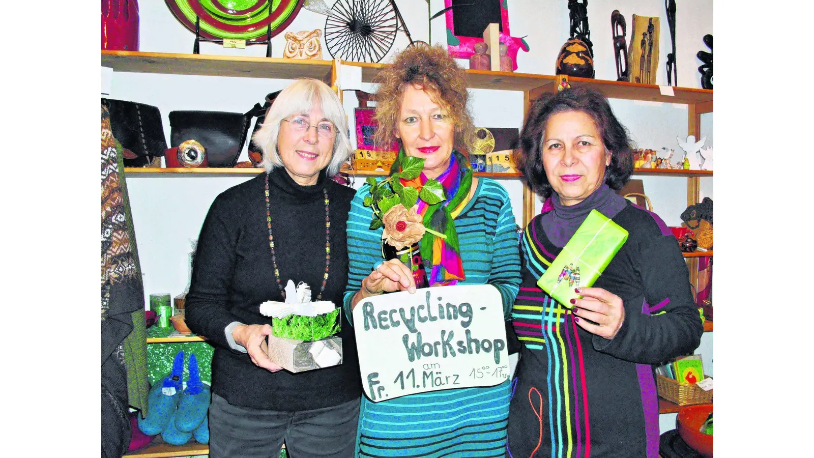 Weltladen lädt zum Recycling-Workshop (Foto: ste)