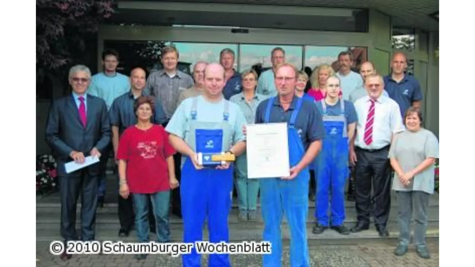 Lieferantenauszeichnung für Stüken (Foto: ste)