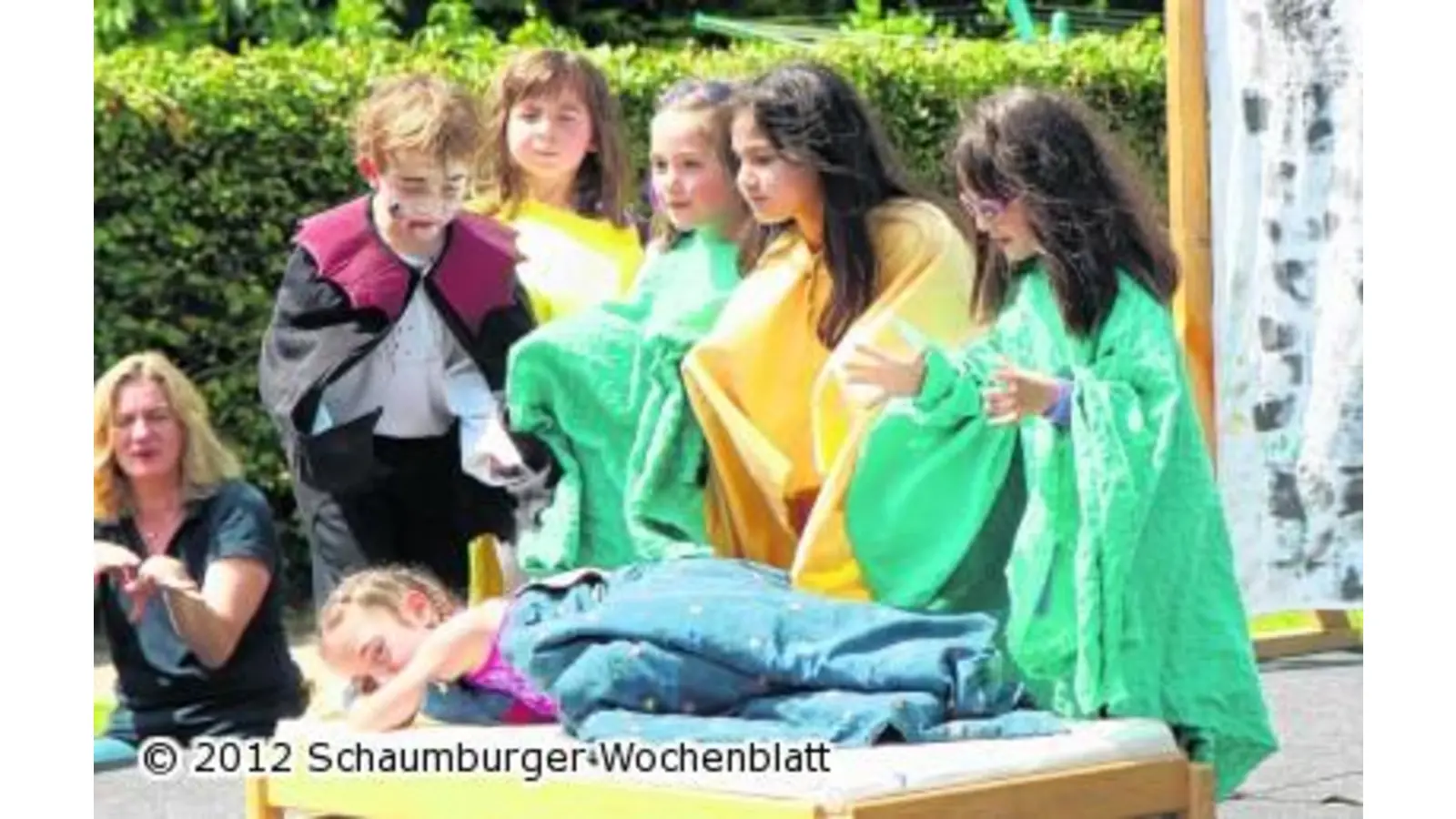 Kleine Gespenster tummeln sich im Kindergarten (Foto: bb)